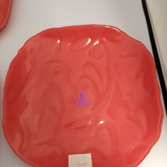 Three Hands Decorative Painted Glass Platter 11.5" - Picture 7 of 15